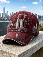 Unisex We Will Never Forget 9 11 Print Baseball Cap