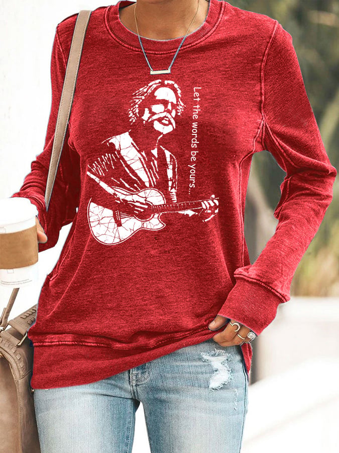Women's Casual Printed Sweatshirt