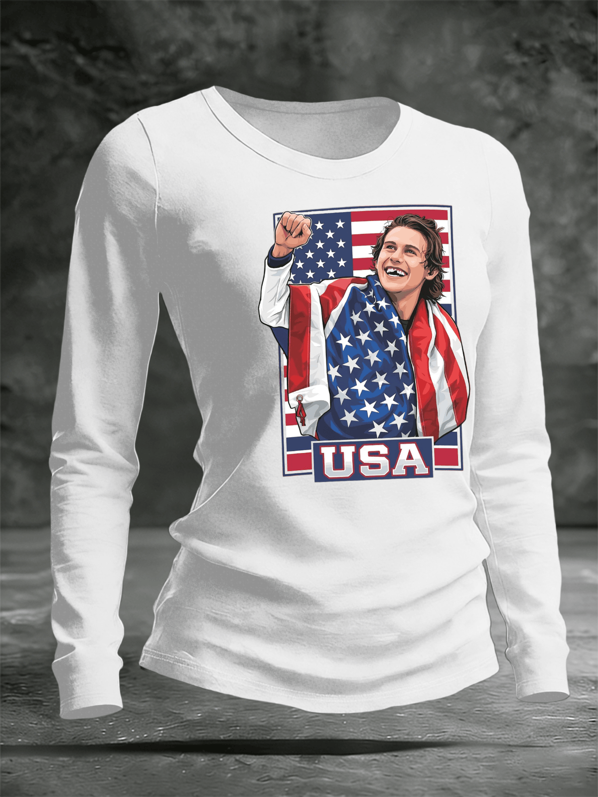 🔥🔥2nd 50% Off 🔥🔥Women's round neck long-sleeved printed top