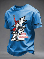 Men's Still Grateful Printed Casual T-shirt