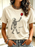 Women's Retro Halloween Well, shit... Print T-Shirt