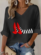 Women's Halloween Print T-Shirt