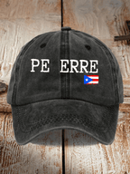 Puerto RIco Singer Boricua Decorate Printed Baseball Cap