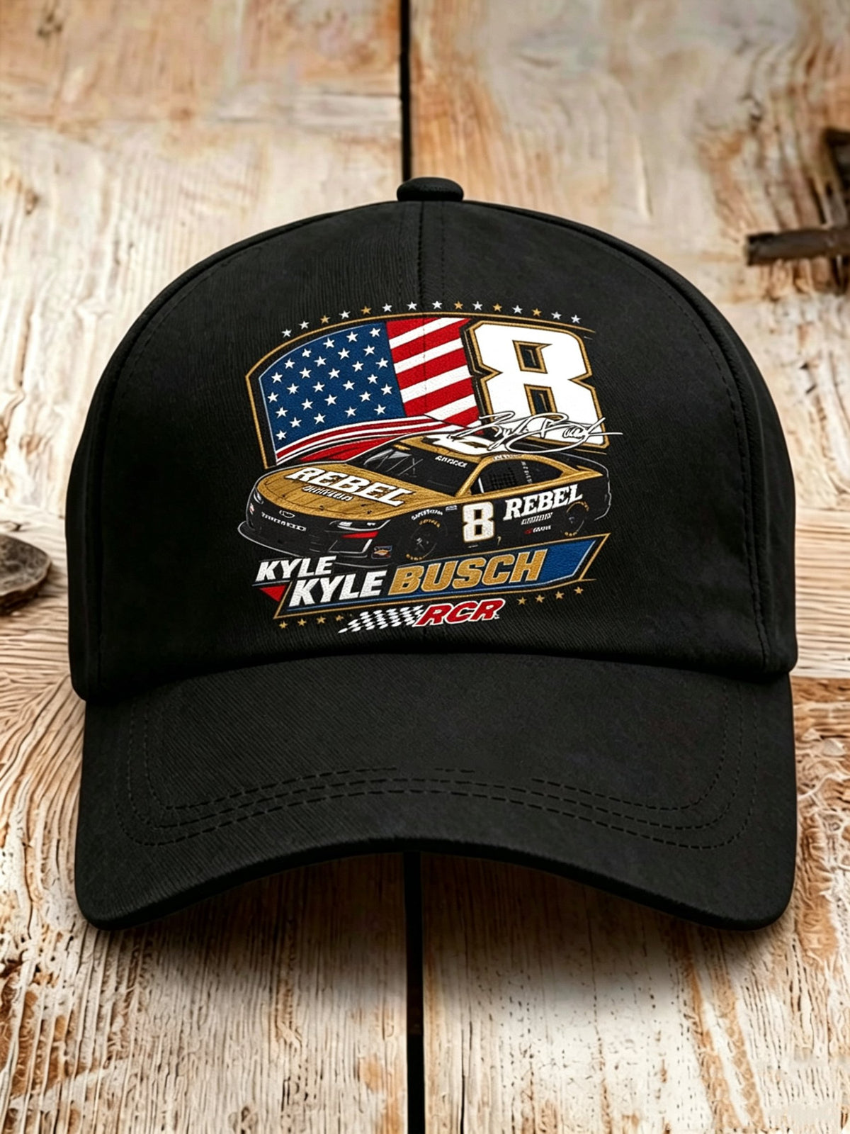 Unisex Racing-Print Baseball Cap