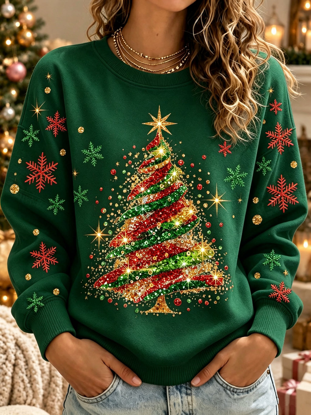 Women's Print Sweatshirt