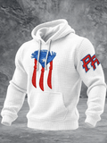 Men's Puerto Rico Hooded Casual Printed Sweatshirt