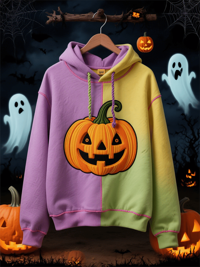 Women's Casual Halloween Print Sweatshirt