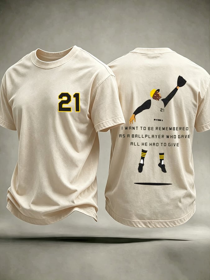 Men's Puerto Rico Baseball Print Short-Sleeve T-Shirt