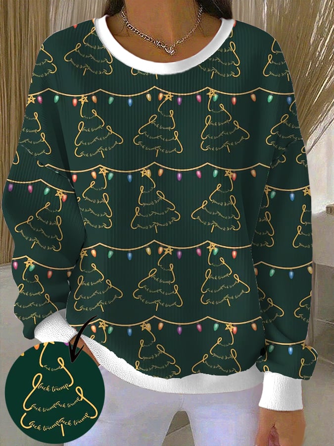 Women's Christmas FDT Printed Sweatshirt