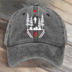 Stranger Upside Down Hawkins 80s Horror Art Printed Cap