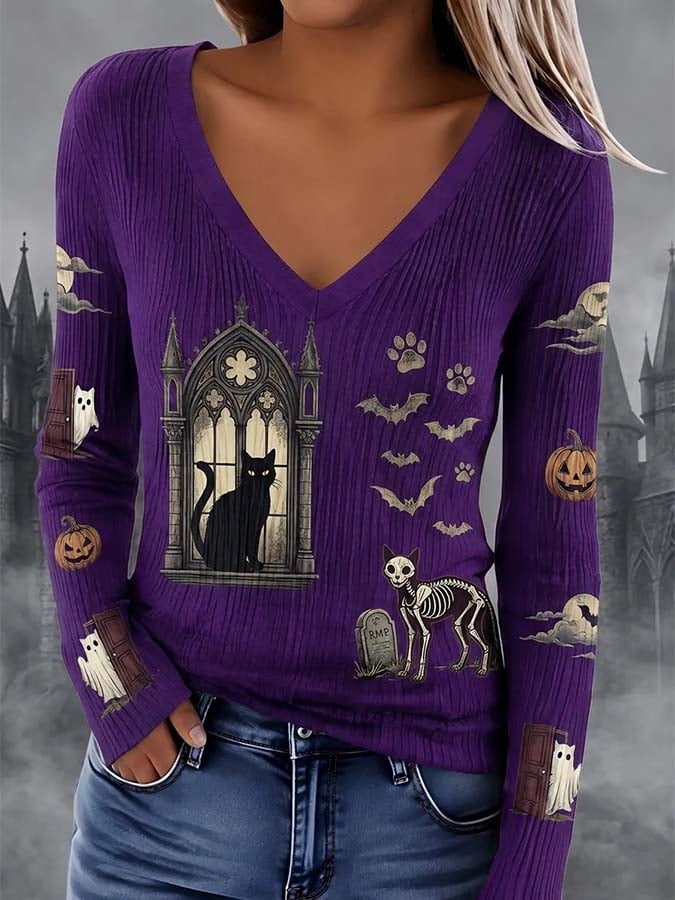 Women'S Casual Printed Top