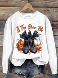 Women's Halloween Printed Casual Sweatshirt