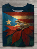 Puerto Rico Merry Christmas Printed T-shirts