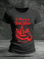 Women's Commemorative Edition Bob Weir Print Short-Sleeve T-Shirt