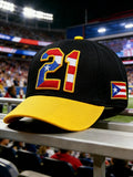 Unisex Roberto Clemente Baseball Print Hat