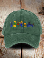 Retro Animals Print Baseball Cap
