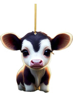 Funny Animal Christmas Stocking Decoration Flat Pendant