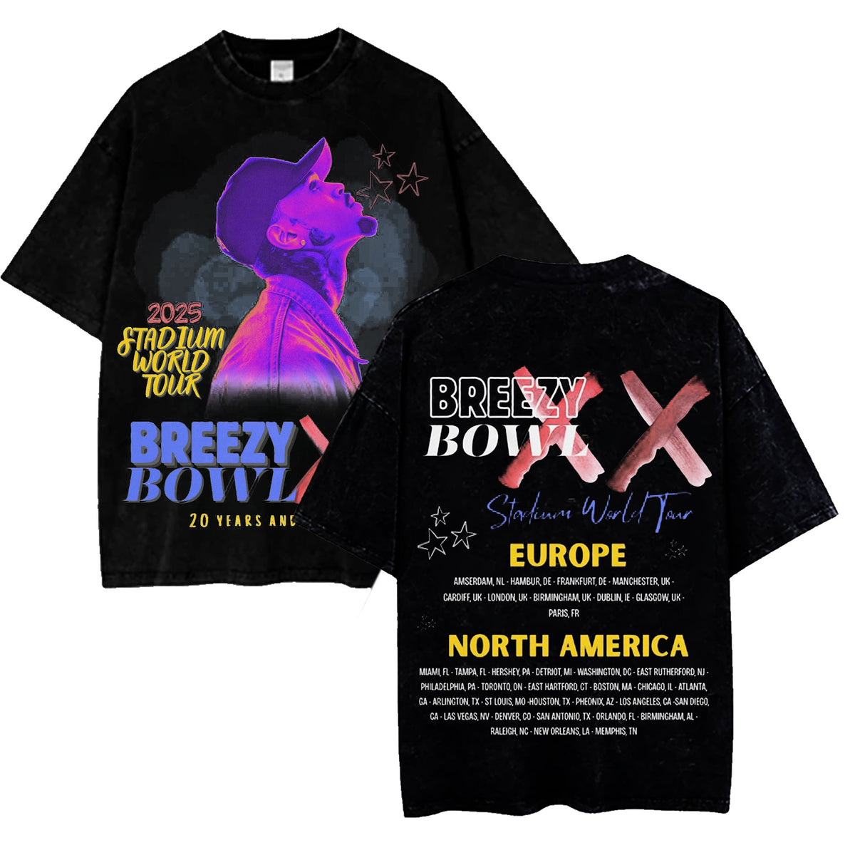 Breezy Bowl XX World Tour Vintage Tee