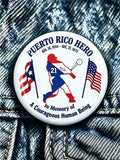 Unisex  Puerto Rico Casual Printed Brooch
