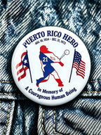 Unisex  Puerto Rico Casual Printed Brooch