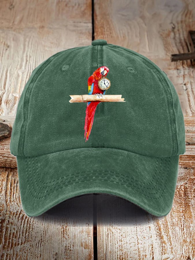 Retro 5 O'Clock Print Baseball Cap