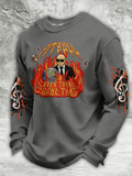 Men's  crewneck printed sweatshirt