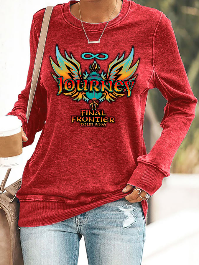 Retro Final Frontier Tour 2026 Print Sweatshirt
