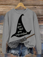 Women's Halloween Printed Casual Sweatshirt