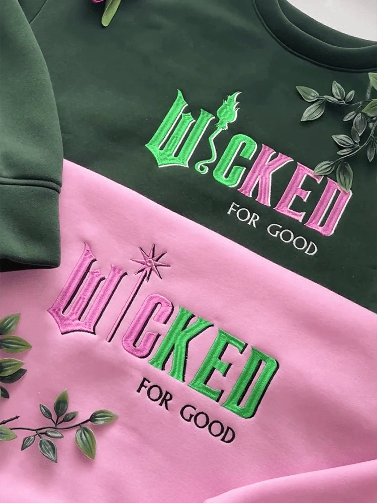 Women's Retro Witch Print Winter Sweatshirt