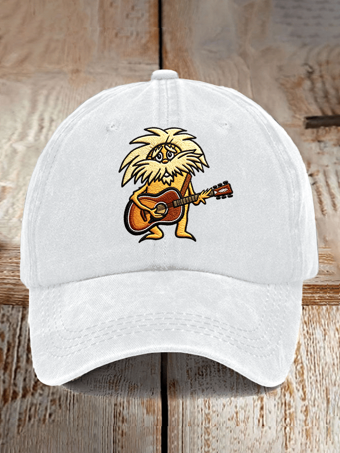 Band singer printed casual baseball cap