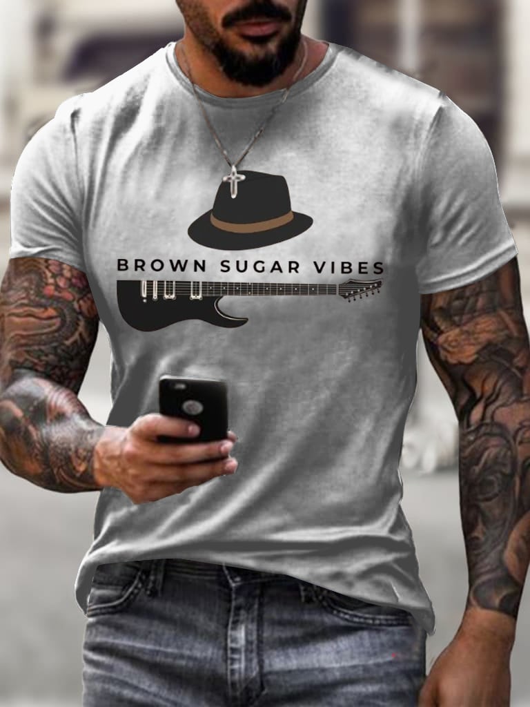 Men's  Neo Soul Printed Casual T-shirt