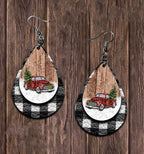 Christmas Plaid Earrings