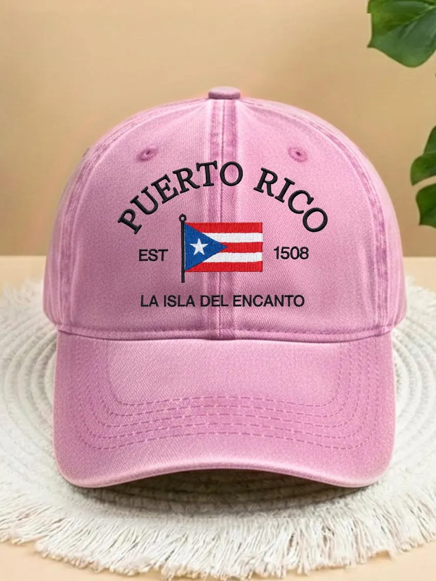 Unisex Puerto Rico Print Hat