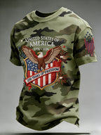 Men's American 250th Anniversary Print Casual Top
