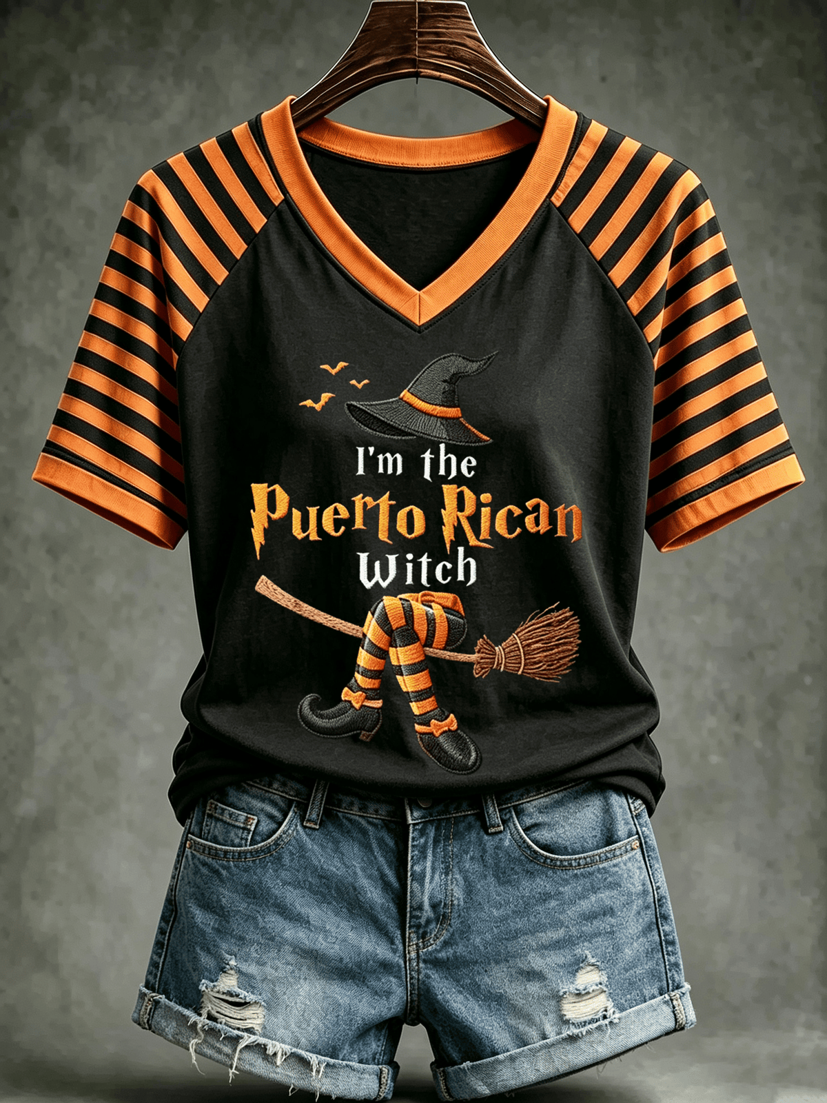 Women's Halloween In Puerto Rico Print T-Shirt