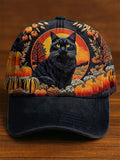 Unisex Animal Cat Casual Print Hat