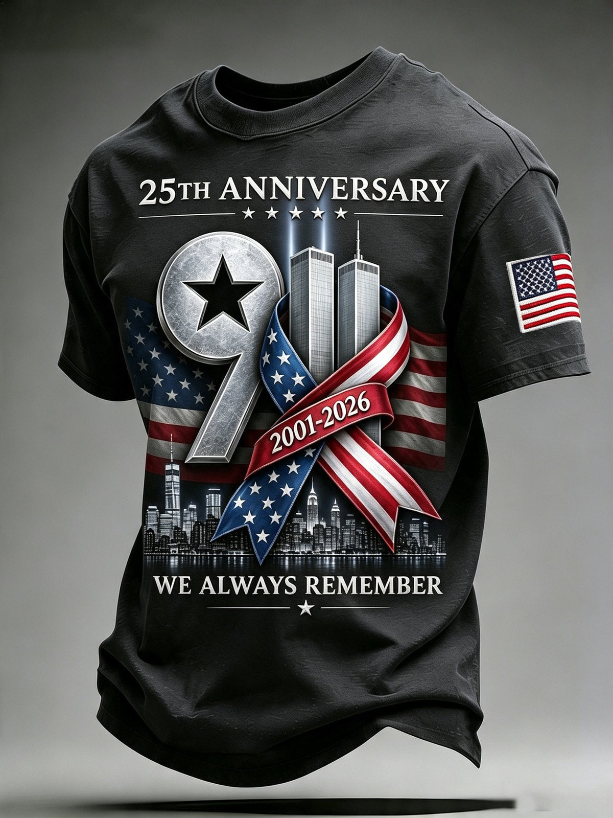 Men's 9/11 Memorial Graphic Top