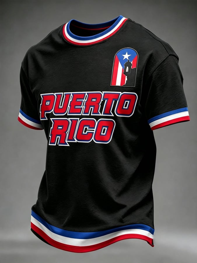 Men's Puerto Rico Print T-Shirt