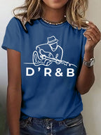Women's Commemorative Printed Casual T-Shirt