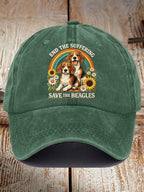 Unisex End The Suffering Save The Beagles Printed Hat
