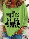 Women's The Witches Printed Crew Neck Sweatshirt