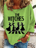 Women's The Witches Printed Crew Neck Sweatshirt