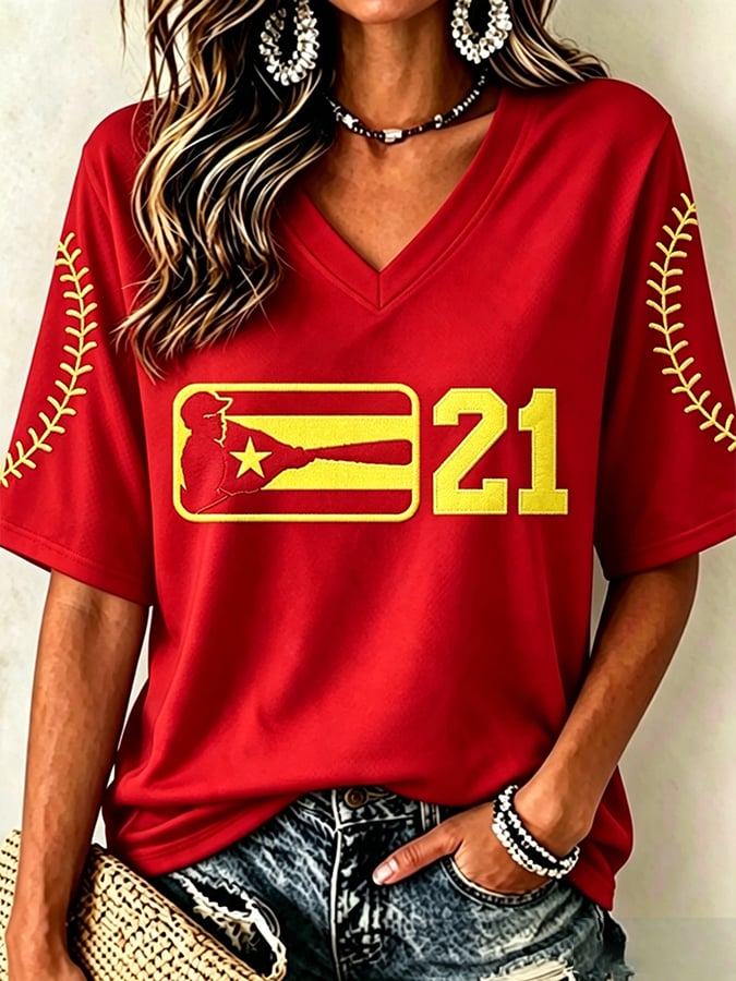 Women's Printed Casual Top