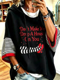 Women's Halloween Witch Print Hoodie