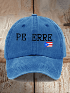 Puerto RIco Singer Boricua Decorate Printed Baseball Cap