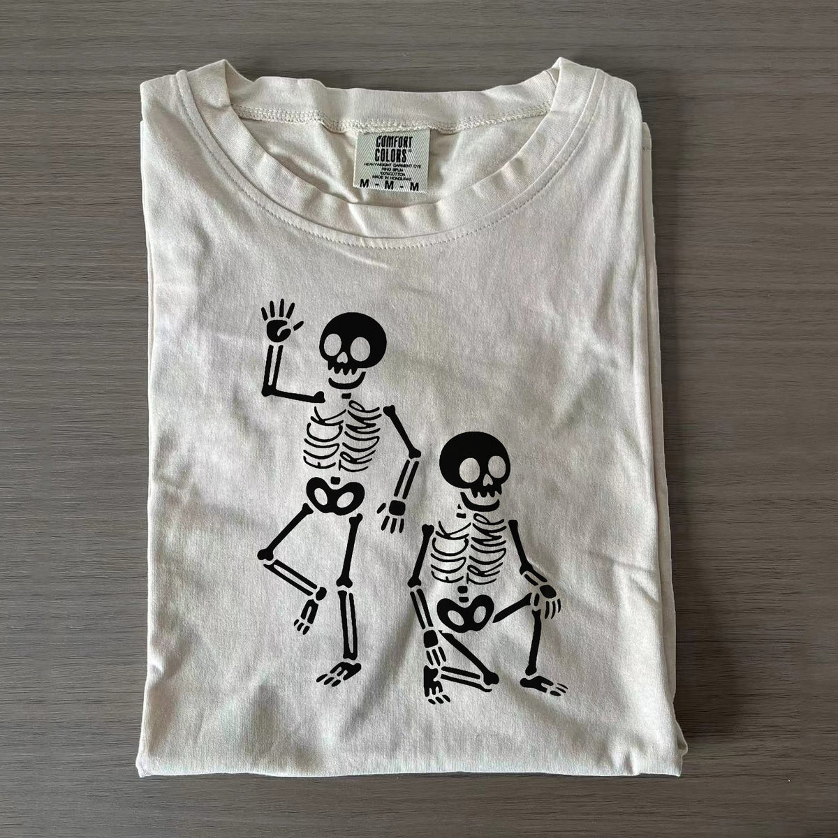 Funny Halloween Skull Subtle Resist T-shirts
