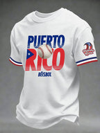 Men's Baseball Print T-Shirt