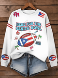Puerto RIco Benito Bowl Printed Sweatshirt