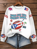 Puerto RIco Benito Bowl Printed Sweatshirt