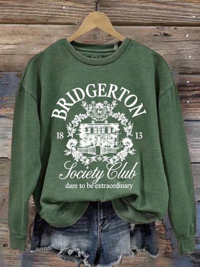 Women's Dare To Be Extraordinary Print Casual Sweatshirt